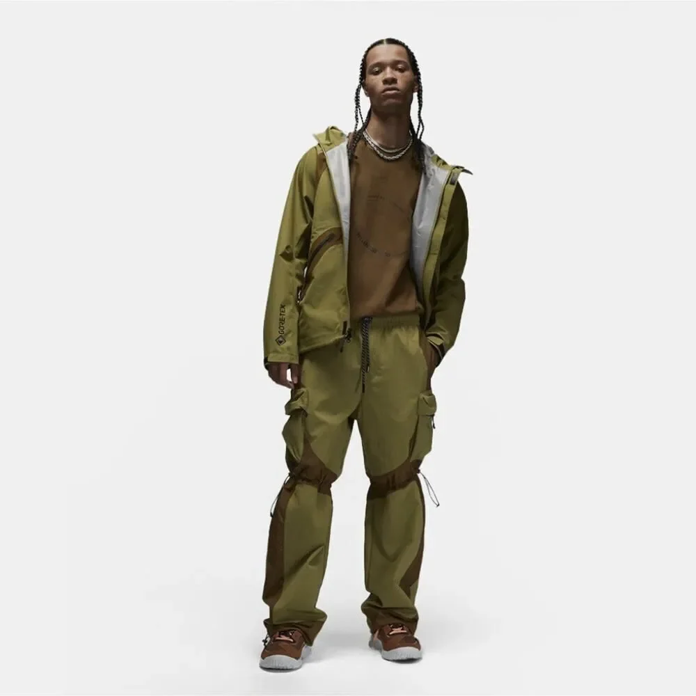 Nike Jordan 23 Engineered Woven Cargo Pants Green Men's Medium DQ8053-378 NWT